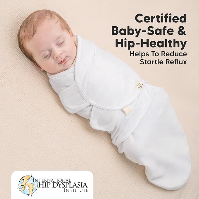 Baby Swaddle Sleep Sacks with Zipper - 3-Pack Swaddles for Newborns 0-3 Months, Infant, Baby Girls, Boys, Soft & Durable Newborn Sleep Sack, Easy Diaper Change Swaddling Blanket (Sage)