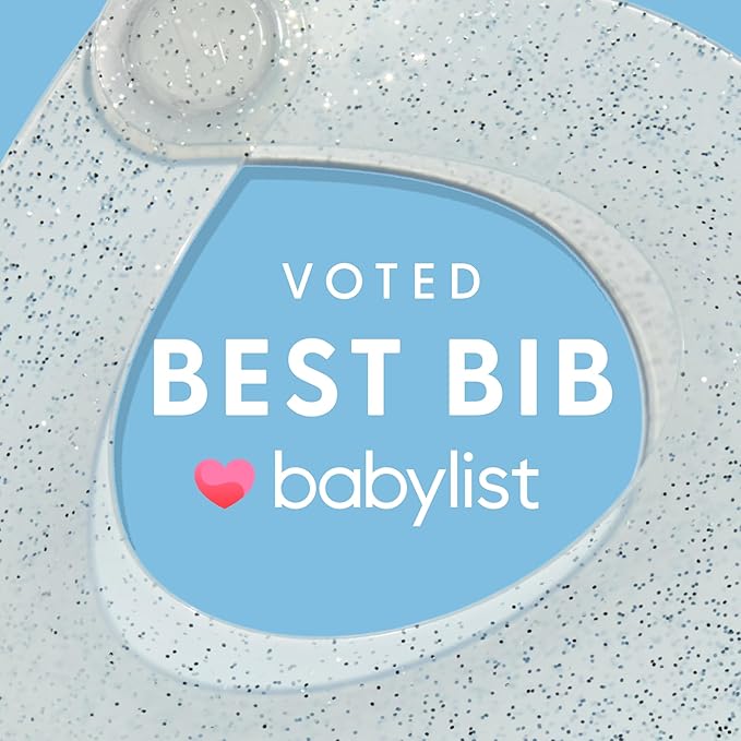 Babynetic Magnetic Silicone Baby Bib – Waterproof, Dishwasher Safe, BPA Free Food-Grade, Feeding Bib for Infants and Toddlers