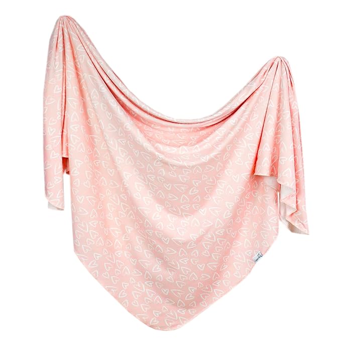 Copper Pearl Large Premium Knit Baby Swaddle Receiving Blanket Sweetie