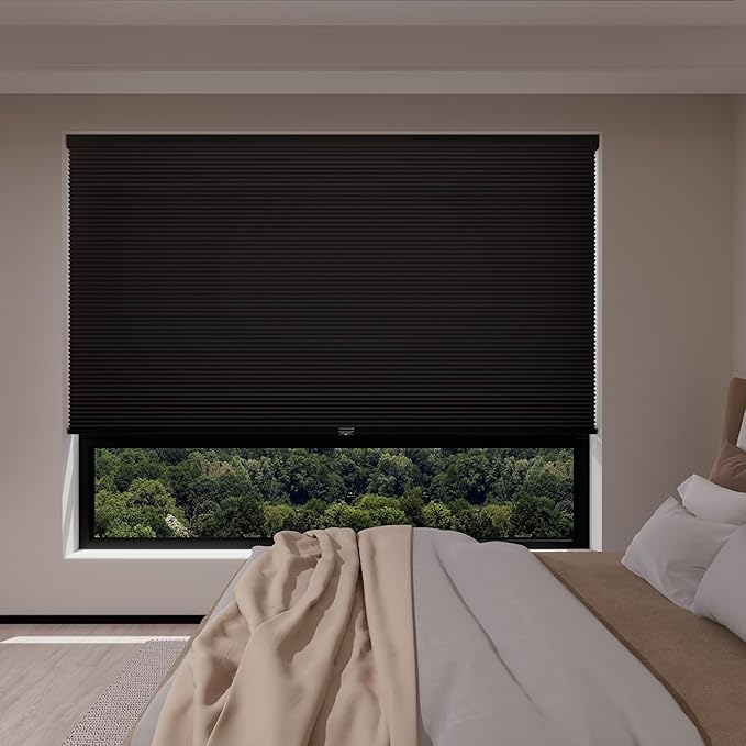 MYshade Cordless Cellular Windows Shades Blackout Blinds for Windows Easy to Install