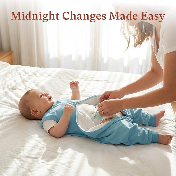 littogoose 1.0 TOG Toddler Sleep Sack with Legs, Baby Wearable Blanket for 6-18-36 Months 3T-4T, Early Walker Baby