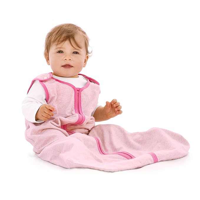 Baby Deedee Sleep Nest Lite, Sleeping Bag Sack - Heather Pink, S (0-6 Months)
