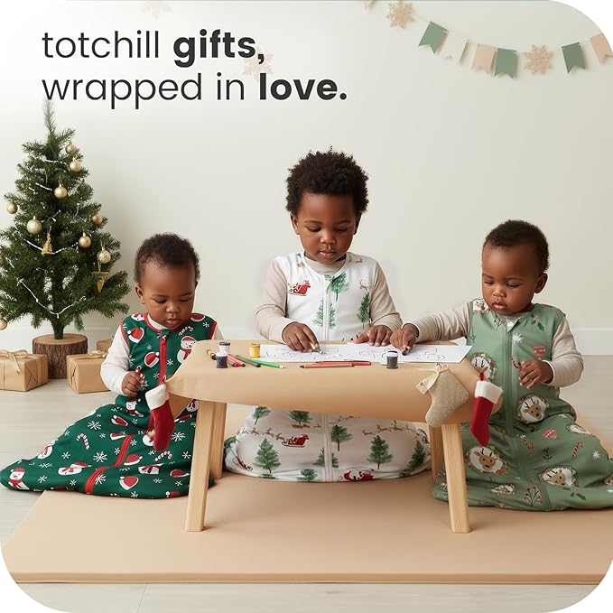 TOTCHILL Baby Sleep Sack, 1.0 TOG Cozy Wearable Blanket, Soft Sleeping Bag with Zipper, Toddler Sleep Sack 0-3-6-12-24-3T