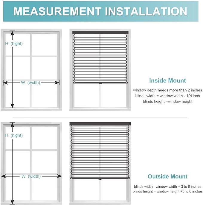MYshade Motorized Cellular Shades - Smart Blinds Compatible with Alexa/Google Home/SmartThings, 100% Blackout Rechargeable Cordless Honeycomb Blinds, Custom-Size Auto Shades for Windows (Light Brown)