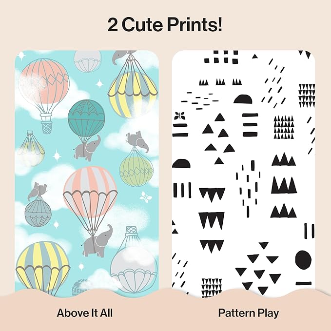 The Honest Company Comfort Dry Disposable Diapers for Sensitive Skin, Hypoallergenic, Above It All + Pattern Play, Super Club Box Size 1 (8–14 lbs) 136