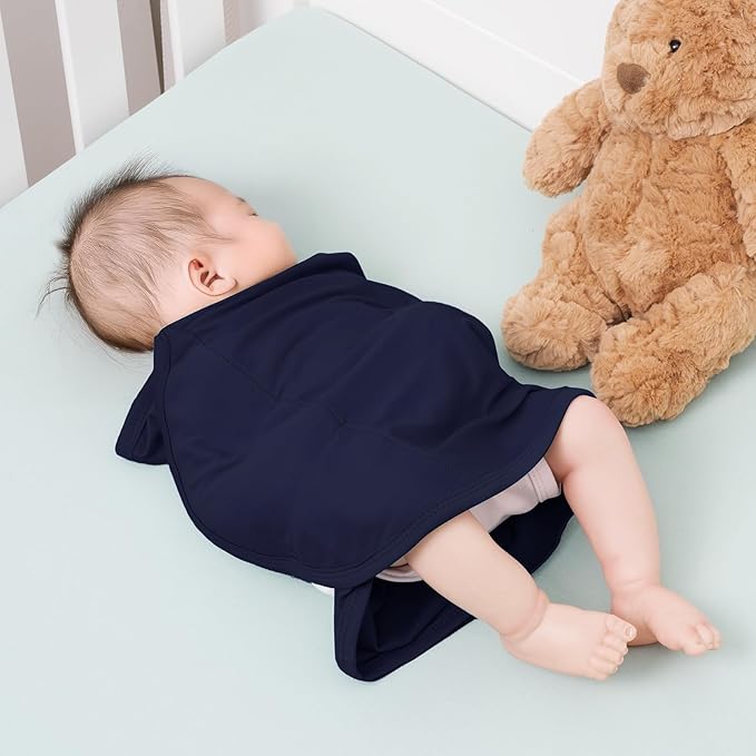 3-Pack Newborn Swaddle Wrap, Adjustable Velcro Swaddles Strap for Infants, Baby Arm Swaddle Band