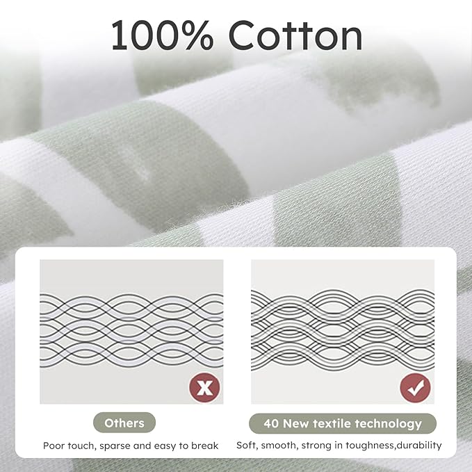 Yoofoss Baby Swaddles for Newborns 100% Organic Cotton, Adjustable Swaddle Sleep Sack 0-3 Months Newborn Swaddle Sack, Breathable Soft(Small)