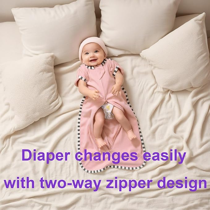 Transitional Swaddle Blanket Sack 2-Pack, Baby Sleep Sack, Arms Up Design, Newborn Swaddle for Boys Girls