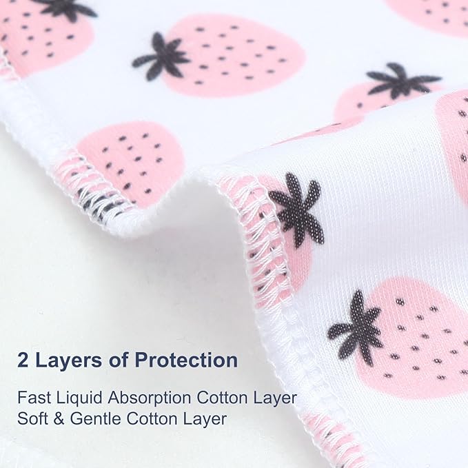 Benoxine 10-Pack Burp Cloths for Baby Boys and Girls - Organic Cotton Baby Burp Cloth,Baby Washcloths, Burp Rags, Large Neutral Burp Clothes for Newborn