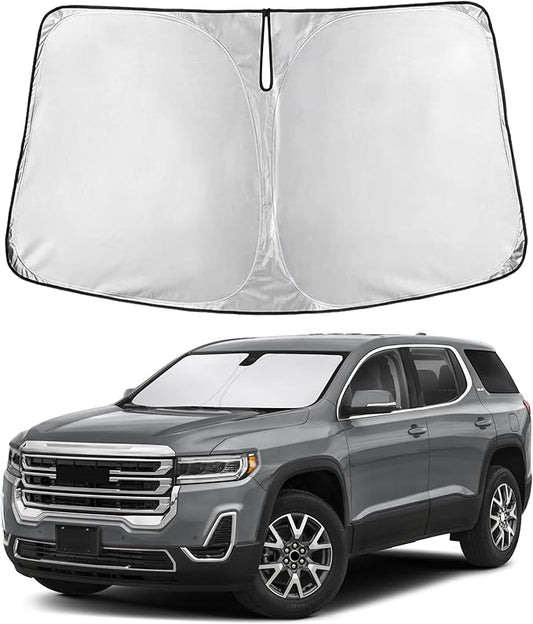 Econour Windshield Sunshade for GMC Acadia 2017-2021 2022 2023, Sun Visor for Front Windshield & Window Sun Shade Cover, UV Heat Blocker & Protector, Car Accessories
