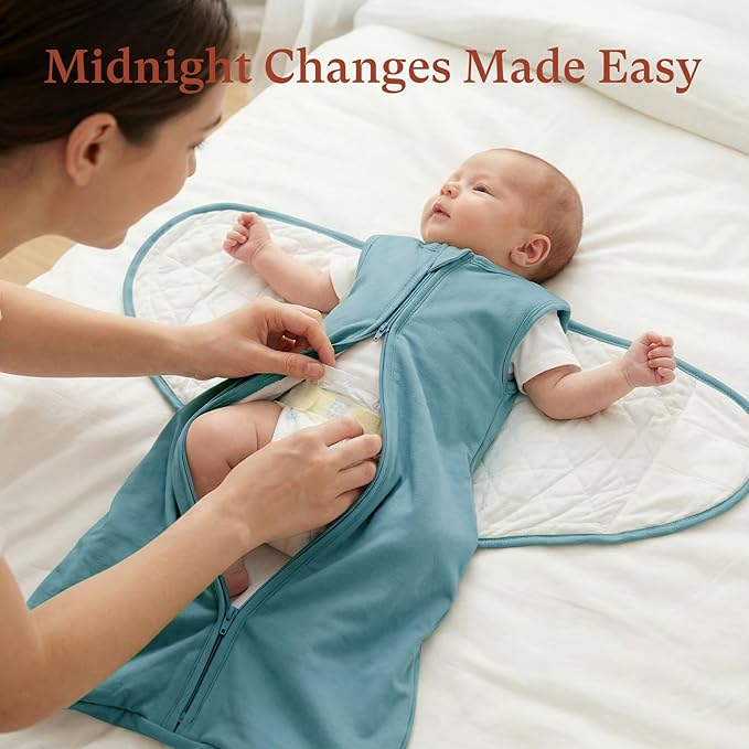 1.0 TOG Preemie Swaddle Sleep Sack, Adjustable Wearable Blanket for Infants Newborns 0-6 Months