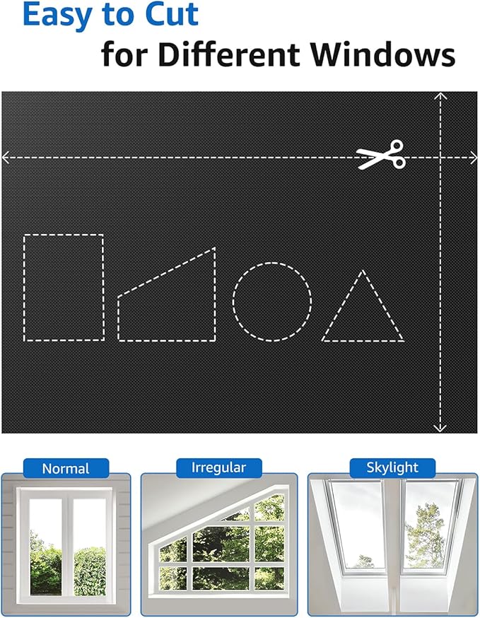 Sumobaby Blackout Curtains for Bedroom Portable 60"x75",No Drill Blackout Shades with Upgraded Hook&Loop Tapes,100% Black Out Window Cover,Thermal Insulated Blinds for Bedroom,Nursery(1 Panel,Black)