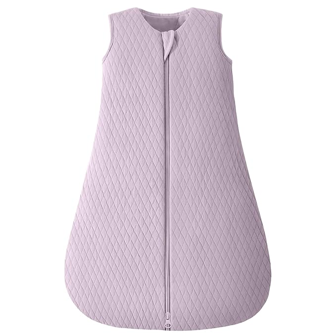 Yoofoss Baby Sleep Sack 6-12 Months TOG 2.5 Winter Baby Wearable Blanket, 100% Organic Cotton Infant Toddler Sleeping Sack 2-Way Zipper Warm Quilted Sleep Sack
