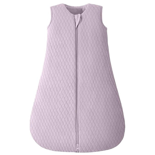 Yoofoss Baby Sleep Sack 6-12 Months TOG 2.5 Winter Baby Wearable Blanket, 100% Organic Cotton Infant Toddler Sleeping Sack 2-Way Zipper Warm Quilted Sleep Sack