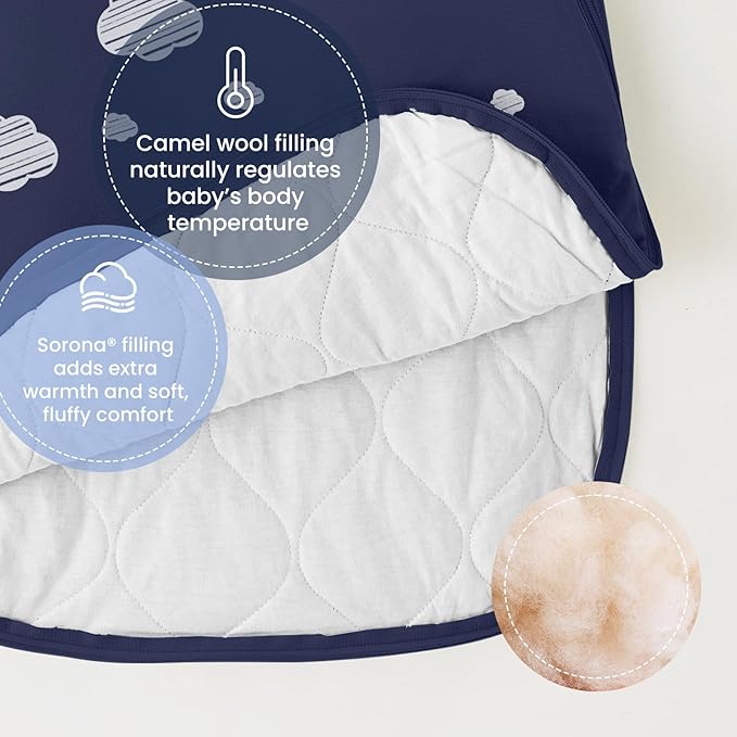 Unisex Sleeping Bag for Babies and Toddlers 3.5 Tog Sleep Sack, Baby Sleep Sack, One piece with sleeves, Gifts for Baby