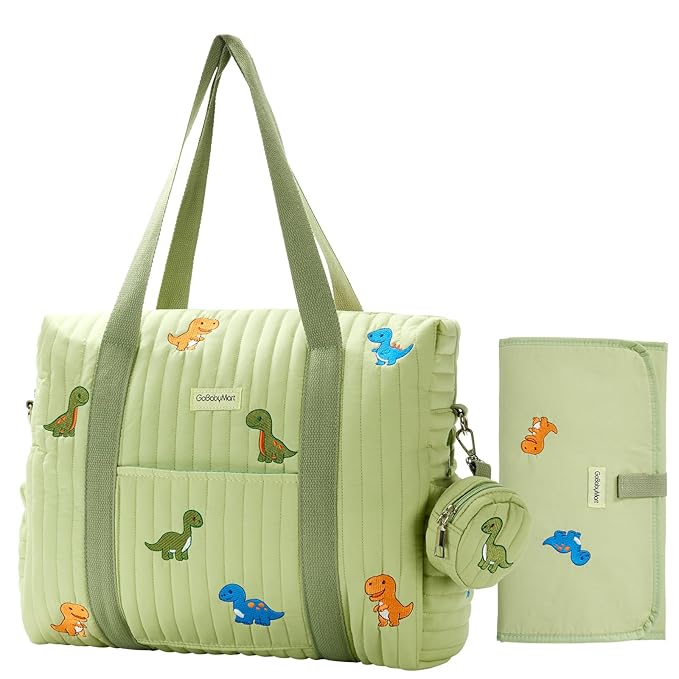 3pc Diaper Bag Tote Set, Hospital Bag for Labor & Delivery, Maternity Travel Bag with Changing Pad & Pacifier Case