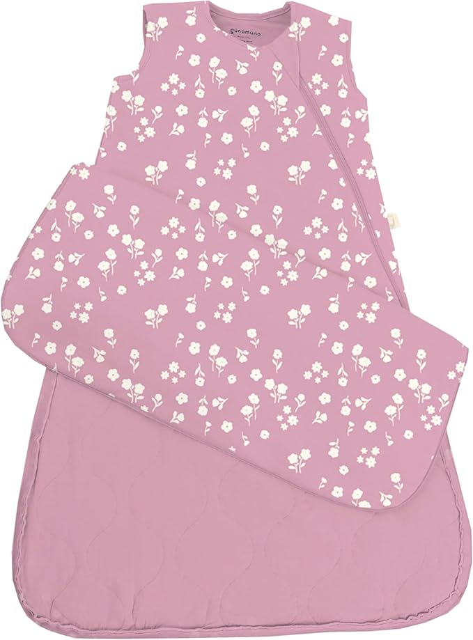 GUNAMUNA Sleep Sacks for Babies Toddlers and Newborns, Easy Changing Diaper Zipper, Cozy, 2.5 TOG