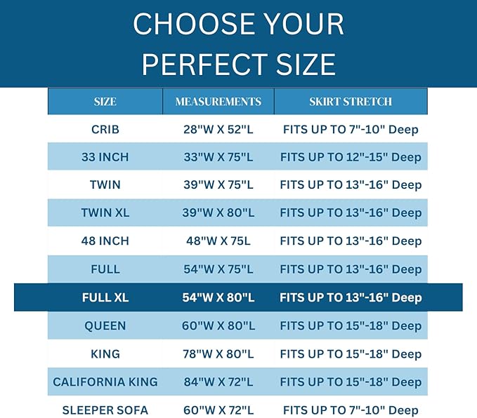 Guardmax Terry Cotton Full XL Size Mattress Protector - Waterproof & Dust Mite Proof Mattress Cover with Stretchable Pockets - Soft, Comfortable, & Noiseless Waterproof Fitted Sheet.(54 x 80 X 13)