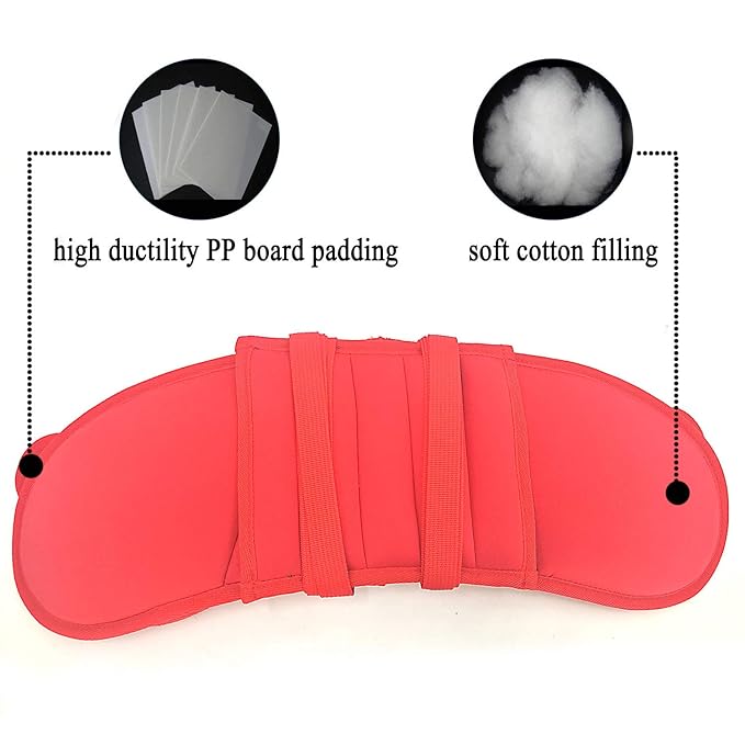 Adjustable Child Car Seat Head Support, Universal Suitable for Both Children and Adults, Head Protect Pad on Child Car Seat, Safety Car Sleeping Headrest for Child, Infants, Toddlers and Adults (Red)