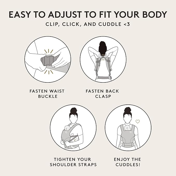 Baby Tula Explore Carriers - Breathable Baby Carrier Newborn to Toddler - Adjustable Toddler Carrier - Multiple Ergonomic Positions Front and Back - Ergonomic Fit for 7-45 lb - Linen, Dove