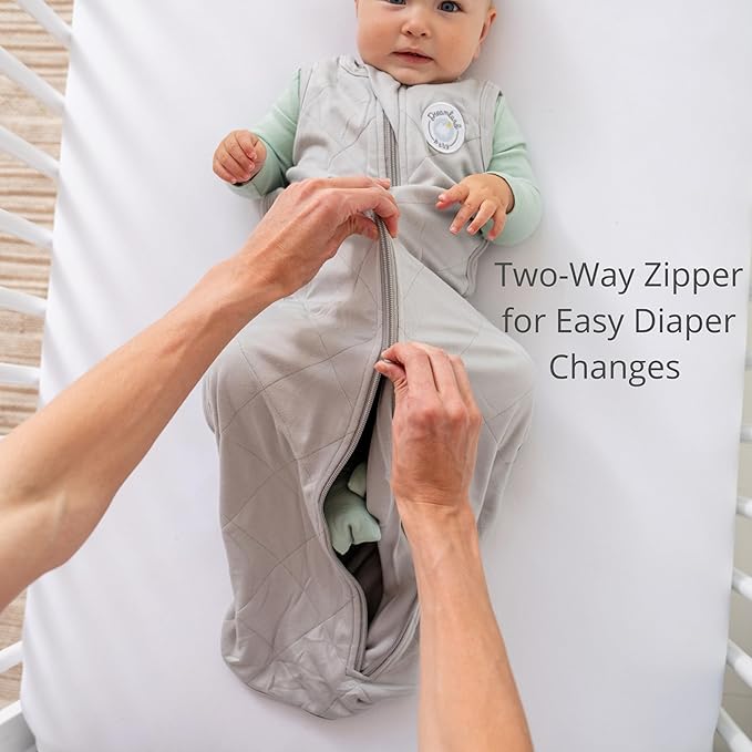 Dreamland Baby Lightweight Bamboo Viscose Sleep Sack (24-36 Months). 1.0 TOG Ultra Soft Blanket w/ 2-Way Zipper. 95% Viscose, 5% Spandex (Mauve). Mom-Owned US Business, Premium Materials