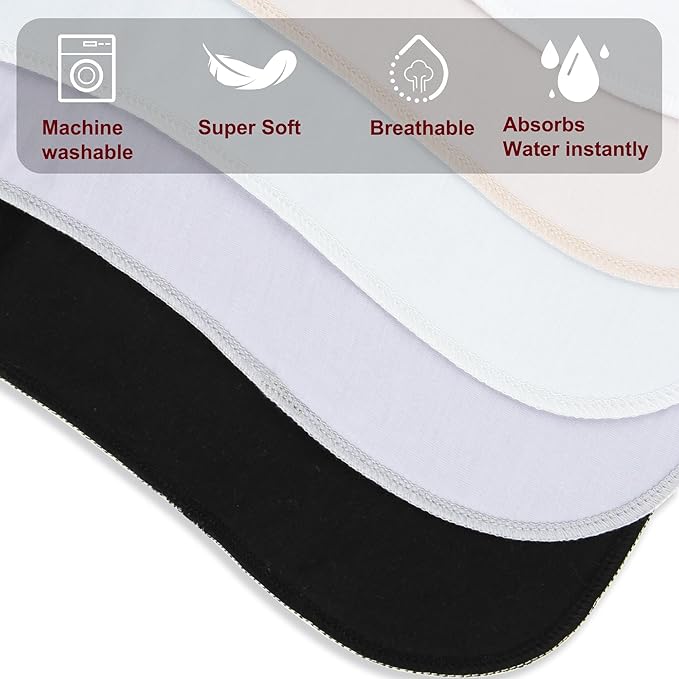 Benoxine 10-Pack Burp Cloths for Baby Boys and Girls - Organic Baby Burp Cloth,Baby Washcloths, Burp Rags, Large Neutral Burp Clothes for Newborn