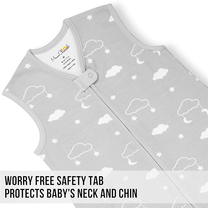 Mama Cheetah Toddler Sleep Sack with Feet 2T, 0.5 TOG Organic Cotton Baby Wearable Blankets with Legs, Baby Sleeping Bag for Walkers, Early Walker Medium, 3-Pack