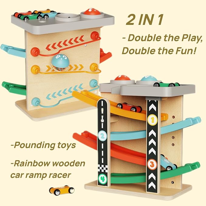 Toddler Toys for 1-2 Year Old Boy, Montessori Toys for 1 Year Old, First Birthday Gifts