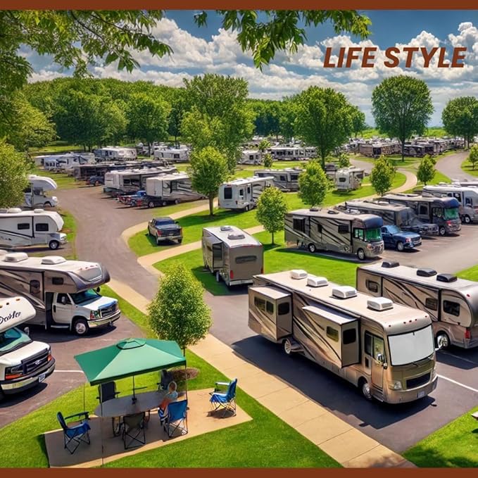 kinder Fluff Windshield Sunshade for RV Class-A | Reflective Patented Sun Protection - Certified 99% UVR Block | Foldable Sun Cover | Automotive Sun Shades for Your Motorhome, Truck, Bus |Size 98"x46"