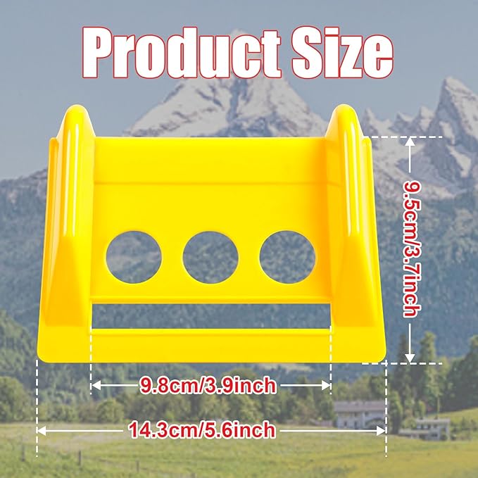 24 Pack Flatbed Edge Protectors Compatible with 4 Inch Ratchet & Winch Straps for for Flatbed Cargo Load Truck Shipping (YELLOW)