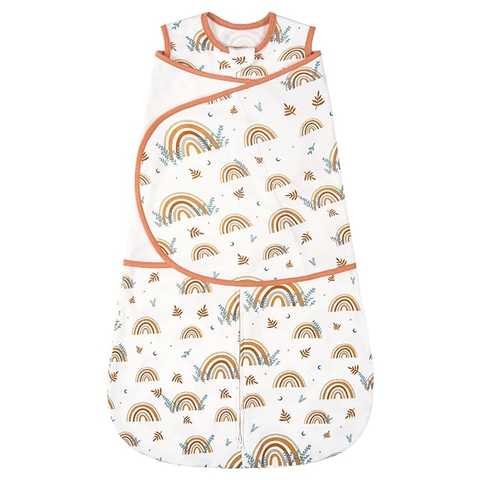 ZIGJOY Baby Swaddle Sleep Sack, 1.0 TOG Sleep Sack Swaddles for Newborns & infant 0-6 Months 100% Cotton Baby Wearable Blanket for Newborn Registry Essentials