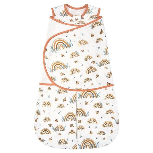 ZIGJOY Baby Swaddle Sleep Sack, 1.0 TOG Sleep Sack Swaddles for Newborns & infant 0-6 Months 100% Cotton Baby Wearable Blanket for Newborn Registry Essentials