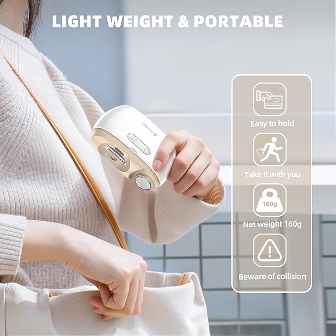 Electric Nail Clipper, Electric Nail Trimmer Suitable for Children, Adults, and Elderly, Automatic Nail Clipper with 2 Adjustable Speeds, Nail Clippers with LED Light and Chip Storage Box