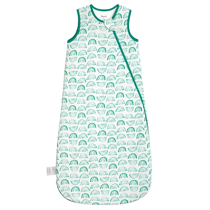 EasyFi Rayon Made from Bamboo Sleep Sack 12-18 Months Supersoft Toddler Sleep Sack 1.0 Tog Baby Wearable Blanket with 2-Way Zipper Unisex Sleeping Bag for Babies