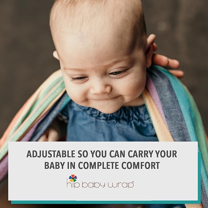 Hip Baby Wrap - Baby Carrier for Infants & Toddlers - Cotton Sling for Nursing, Baby Shower Gifts - Comfortable for Babies 8-35 lbs - Valentine Gifts for Her for Valentines Day - Midnight