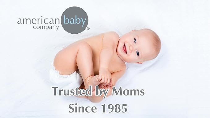 American Baby Company 2 Pack 100% Natural Cotton Fitted Mini Crib Sheets 38" x 24" - Soft & Breathable Small Nesting Portable Sheets, Fits Pack N Play Mattresses, Mint, for Boys & Girls