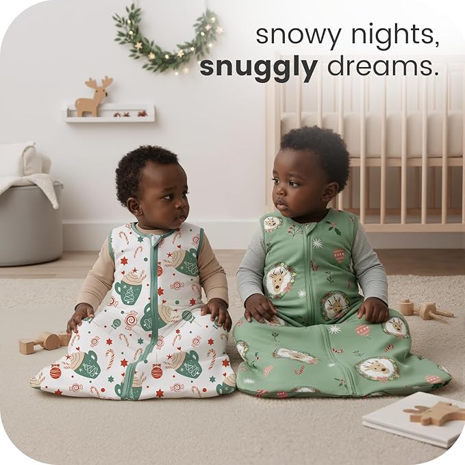 TOTCHILL Baby Sleep Sack, 1.0 TOG Cozy Wearable Blanket, Soft Sleeping Bag with Zipper, Toddler Sleep Sack 0-3-6-12-24-3T