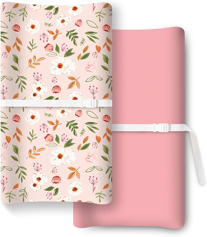 TOTCHILL Extra Stretchy Changing Pad Cover, Ultra Soft Premium Jersey Knit Changing Pad Sheets, Fits All Standard Changing Tables/Dresser Tops, Unisex for Boys Girls - 2 Pack