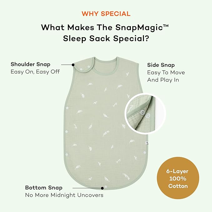 Konny Baby Sleep Sack - Wearable Blanket for Baby Boys and Girls Sleeping Vest Soft Cotton Fluorescence-free