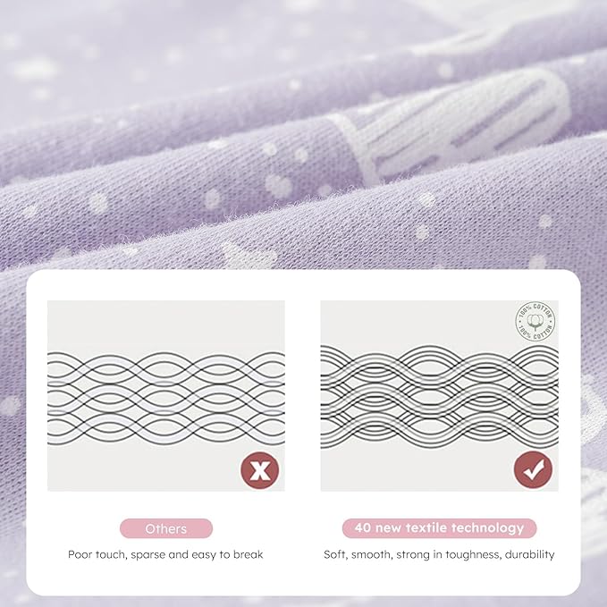 Yoofoss Baby Sleep Sack 6-12 Months Wearable Blanket for Babies 100% Organic Cotton 2-Way Zipper TOG 0.5 Toddler Sleeping Sack 3 Pack, Comfy Lightweight Sleep Sacks