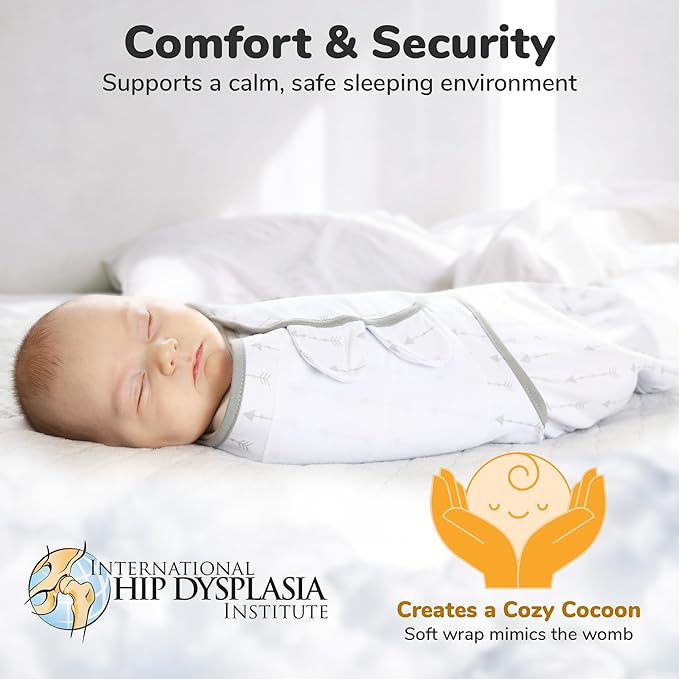 Mama Cheetah Preemie Swaddle Sack, Organic Swaddle Sleep Sacks for Preemies, Preemie Swaddling Blanket Wrap, Easy Swaddles for Premature Baby Boy Girl 4-7 lbs, Newborn Essentials, 3-Pack, Grey