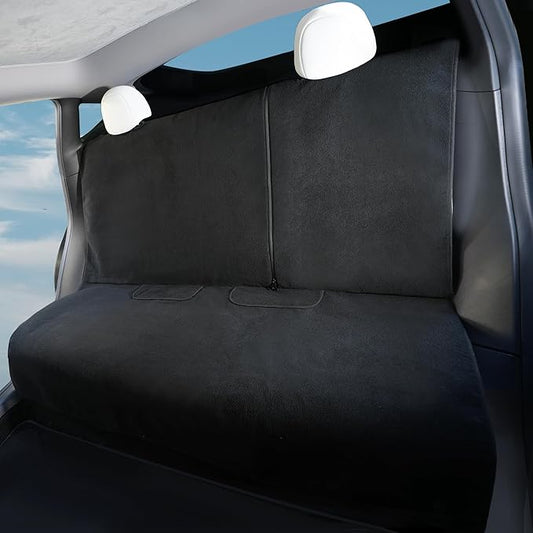 Upgraded for Tesla Model Y Juniper Rear Seat Cover Towel,Waterproof Seat Protector Seatcovers Pet and Chlid Liner Sweetproof,Non-Slip Seat Mats for Tesla Accessories 2026