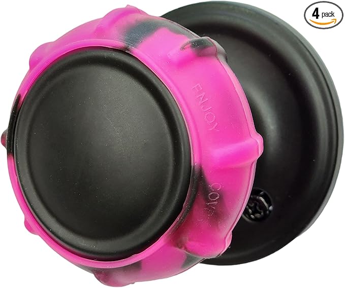 Enjoy Cover - Silicone Door knob Grips Nonslip Arthritis & Senior Living Aids Fits All Door Knob Universal Size 4 Pack (Pink Camo)