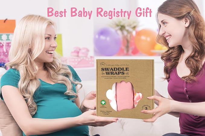 Bublo Baby Organic Swaddles for Newborns – Zipper Swaddles 0-3 Months, 3-Pack – Infant Sleep Sack – Adjustable & Breathable Swaddle Blanket Wrap for Newborn Girls