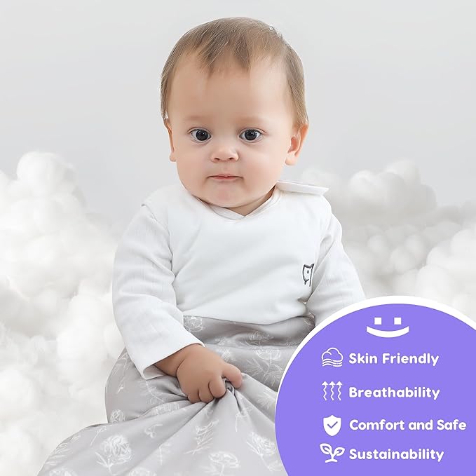 Aomloge PuppyNap Sleep Sack 18-24 Months, 1.5 Tog Wearable Blanket Baby fits Newborns and Infants, Toddler Sleep Sack with 2-Way Zipper