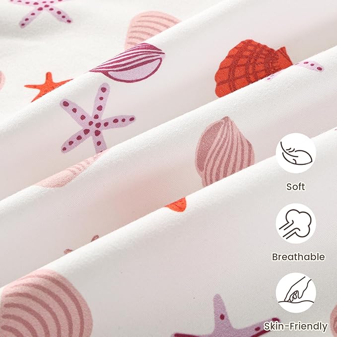 david's kids 3 Pack Mini Crib Sheets, Soft Breathable Premium Pack N Play Sheets for Baby Boys Girls Neutral, Playard and Mini Crib Mattresses, Beach