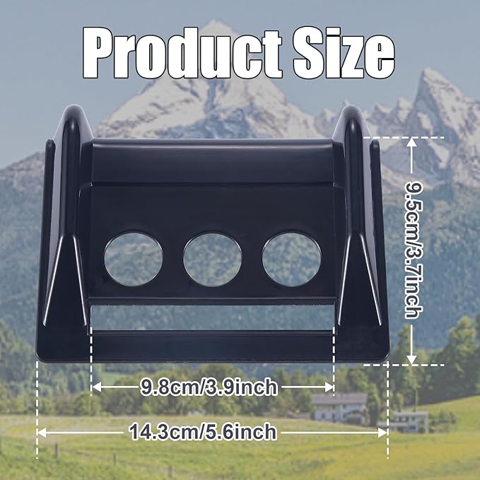 24 Pack Flatbed Edge Protectors Compatible with 4 Inch Ratchet & Winch Straps for for Flatbed Cargo Load Truck Shipping (Black)