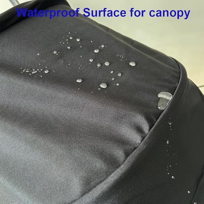 Changing Washing Kit,Canopy Sunshade Cover,Compatible with Car Seat Doona Strollers (Black)