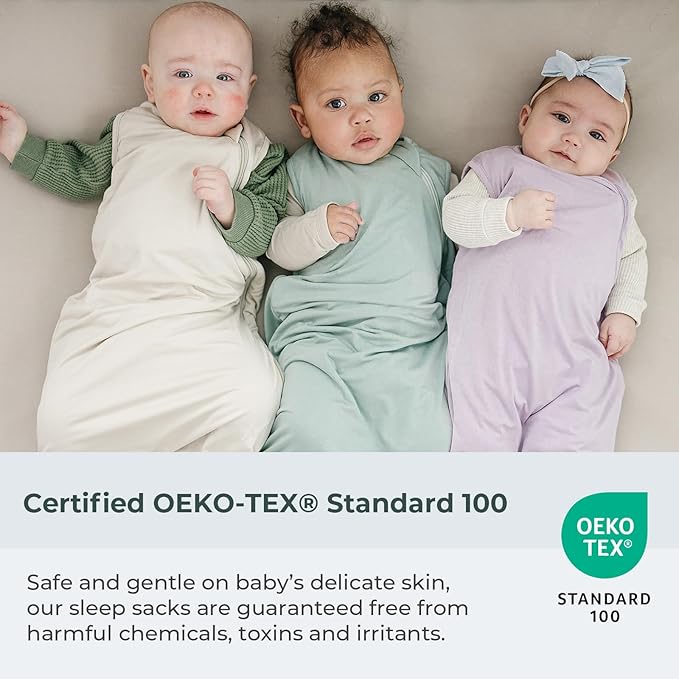 Everyday Bambu Sleep Sack 1.0 Tog - Rayon made from Bamboo Baby Sleeping Bag, Wearable Blanket, Unisex