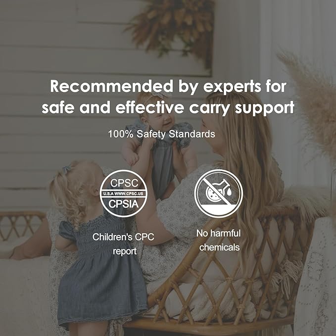 Baby Carrier Newborn to Toddler(7-30lbs), Toddler Carrier with Adjustable Shoulder Strap, Baby Holder Carrier with Breathable Mesh Fabric, Black